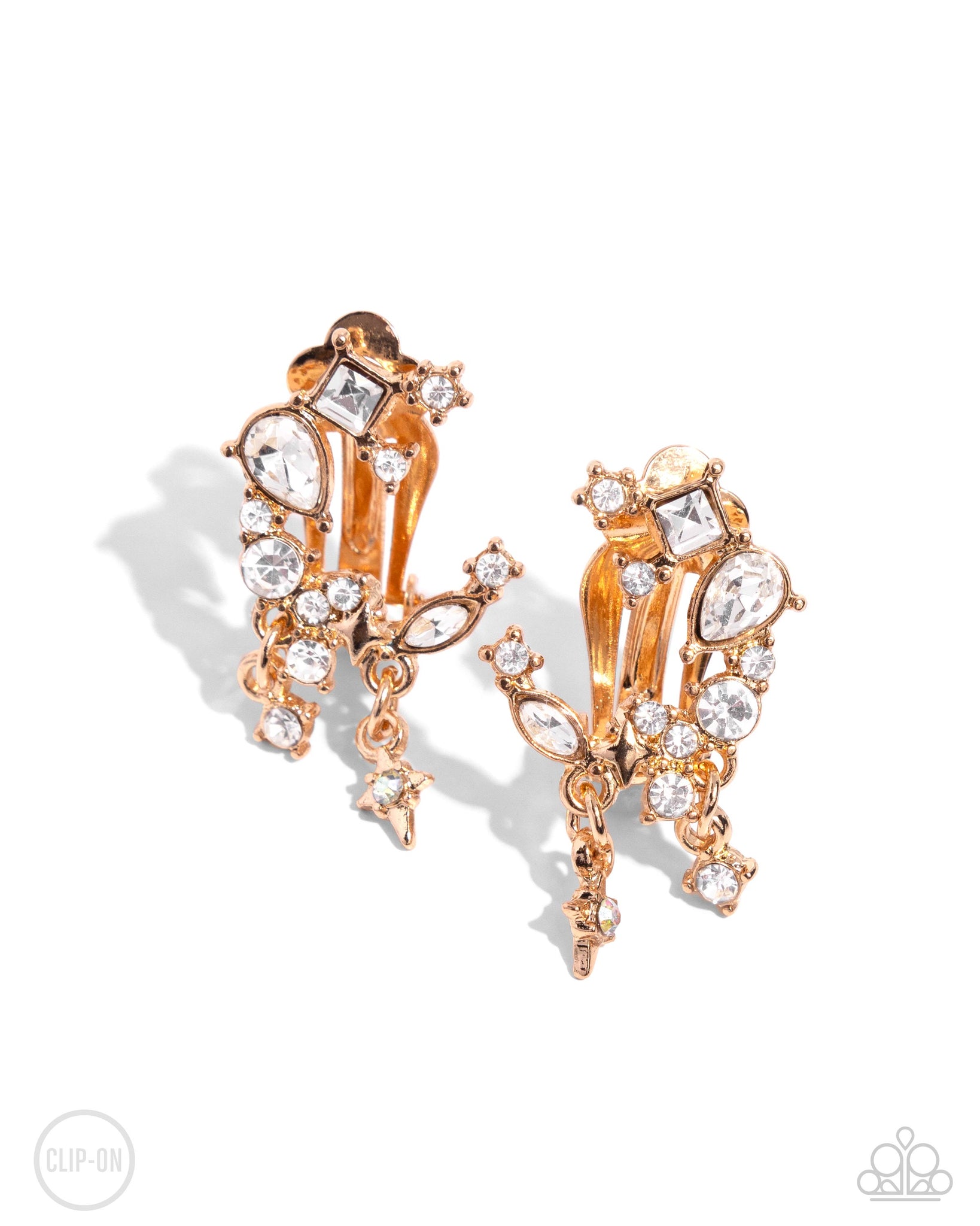 Fantastical Fashion - Gold-Clip-On