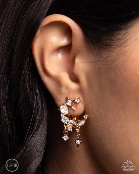 Fantastical Fashion - Gold-Clip-On