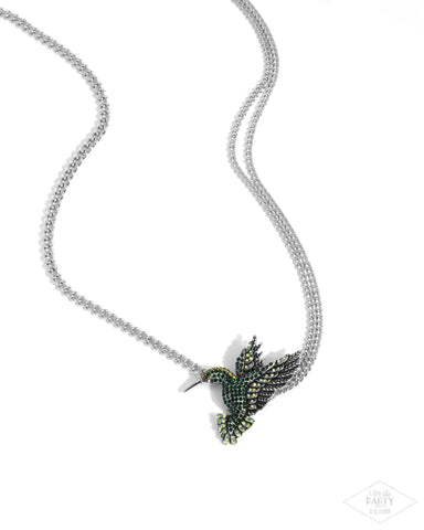 Hummingbird Headline - Green