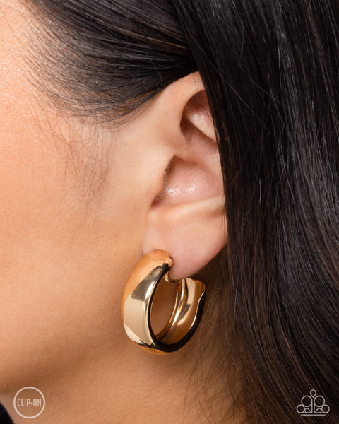 Round Reputation - Gold-Clip-On
