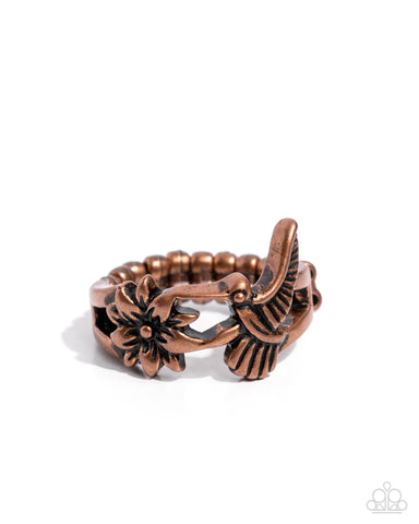 Handcrafted Hummingbird - Copper