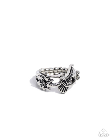 Handcrafted Hummingbird - Silver