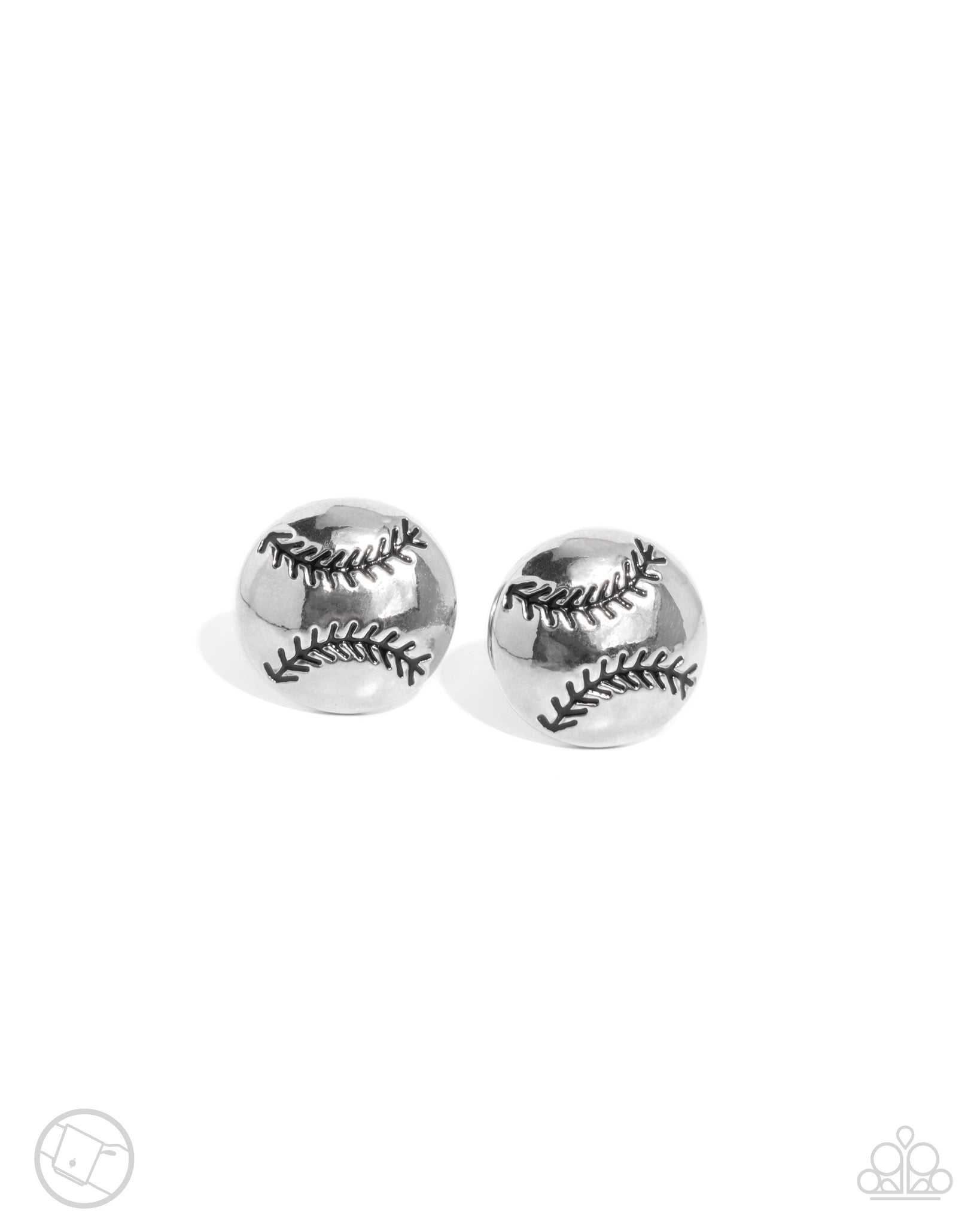 Baseball Backdrop - Silver
