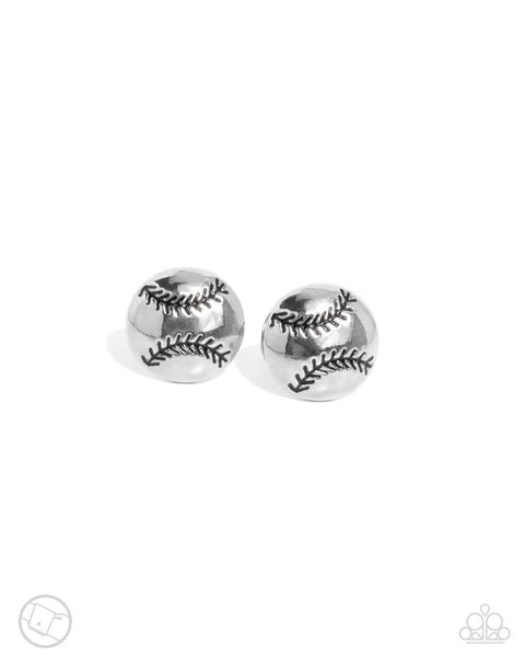 Baseball Backdrop - Silver