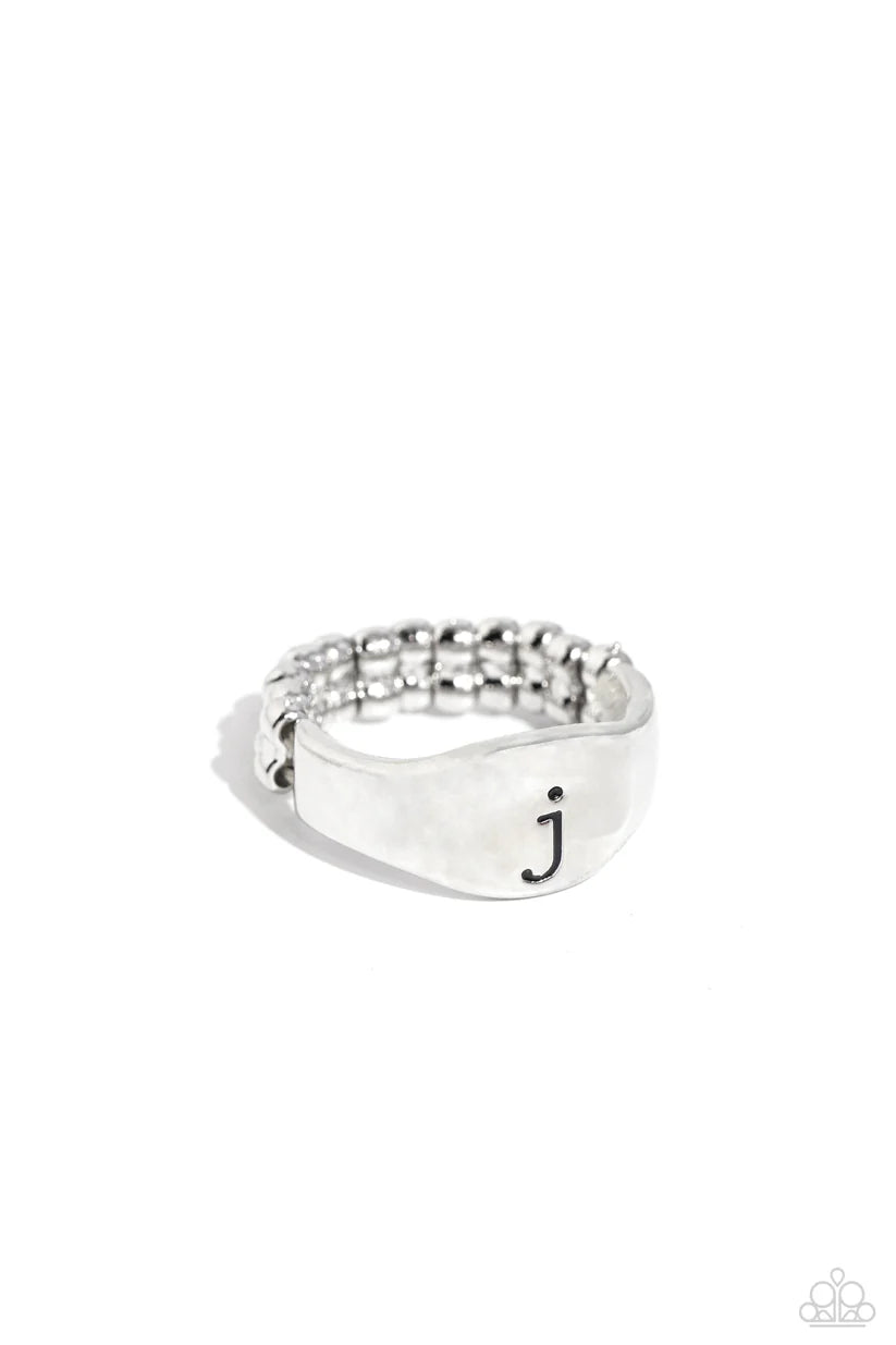 Monogram Memento - Silver - J